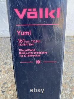 Volkl Yumi 161 cm Skis With Tyrolia Attack AT Bindings On Adjustable Plate