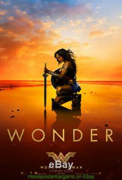 WONDER WOMAN MOVIE POSTER 27x40 CompleteSet of ALL 5 DS Mint ADVANCE One Sheets