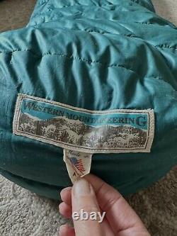 Western Mountaineering Sleeping Bag 6.5' Left Zip