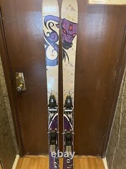 Woman's Skis Blizzard Black Pearl In Very good Used Condition Bidings LOOK