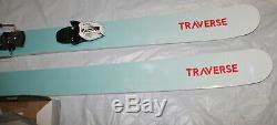 Women's All Mountain powder park Skis 160 cm with bindings set /pair new