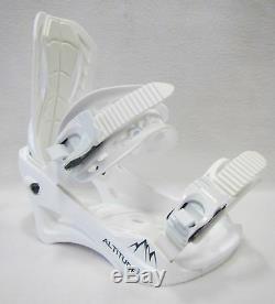Womens 540 Gleam Snowboard 139cm + Altitude S/m White Bindings Shoe Size 6-9