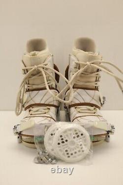 Womens Burton Coco Imprint 1 White All Mountain Snowboard Boots Size 8 #56