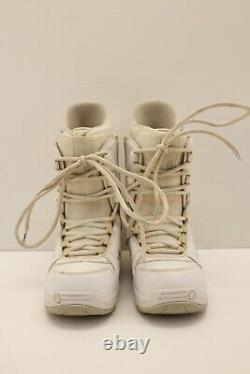 Womens Burton Coco Imprint 1 White All Mountain Snowboard Boots Size 8 #56