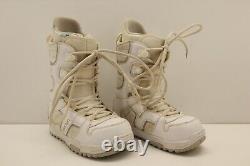 Womens Burton Coco Imprint 1 White All Mountain Snowboard Boots Size 8 #56