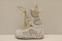 Womens Burton Coco Imprint 1 White All Mountain Snowboard Boots Size 8 #56