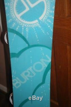 Womens Lady BURTON feelgood 145cm snowboard with Burton lexa bindings